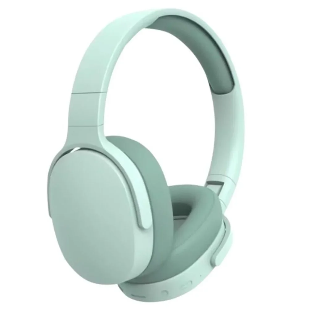 P2961 Heavy Bass Headphones Wireless Noise Canceling Gaming Headphones Green L. - Picture 1 of 3